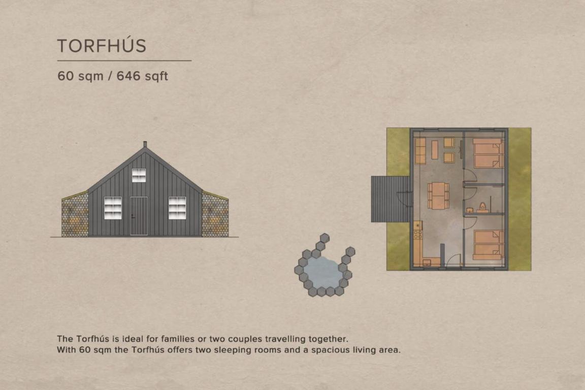 Torfhus Retreat Hotell Selfoss Rum bild